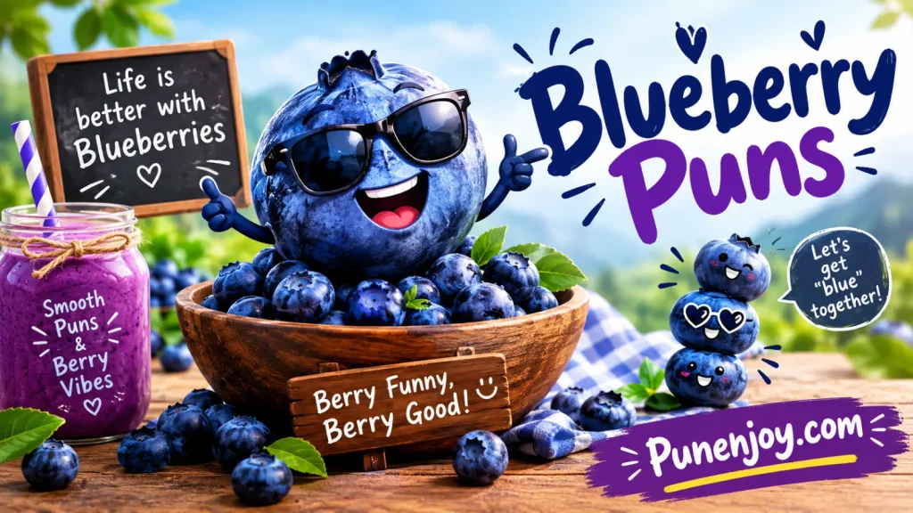 Blueberry Puns