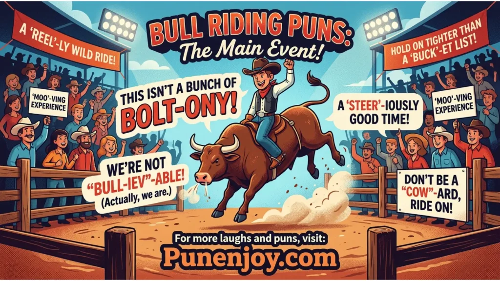 Bull Riding Puns