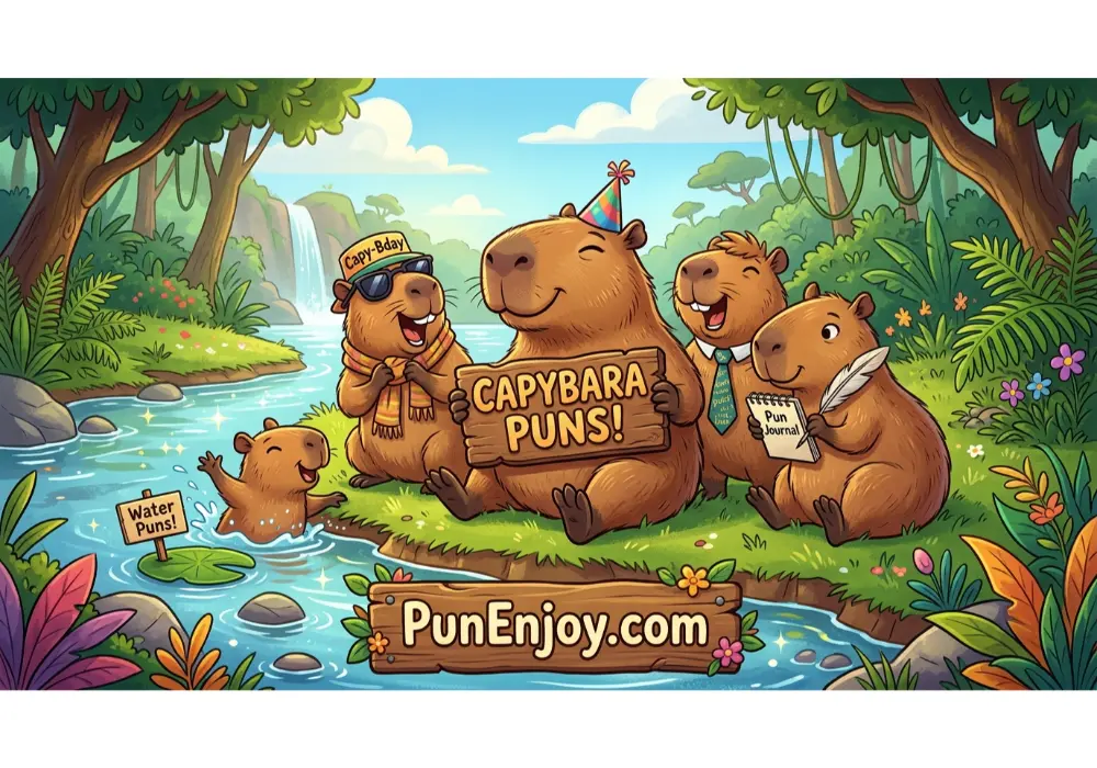 Capybara Puns