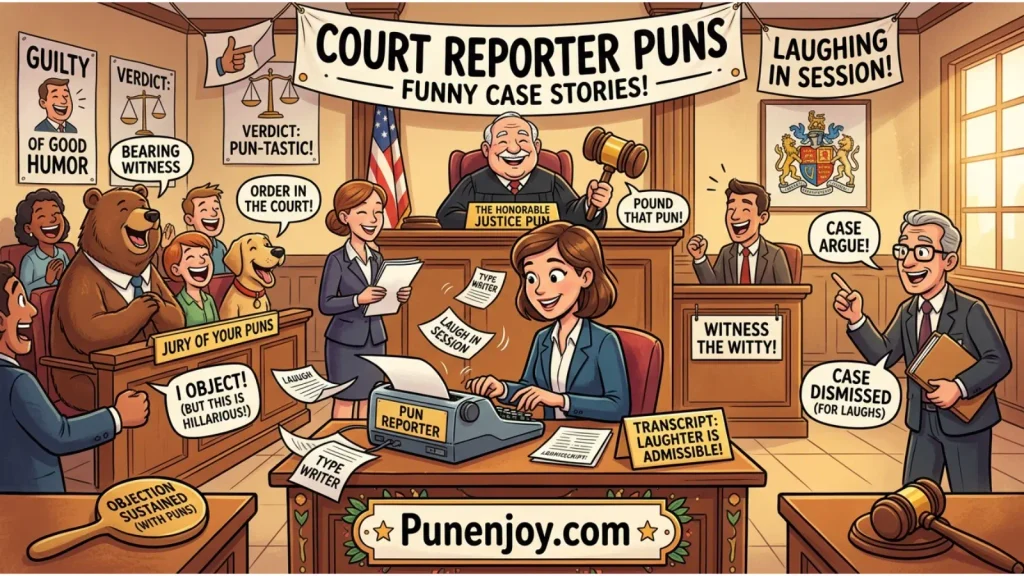 Court Reporter Puns