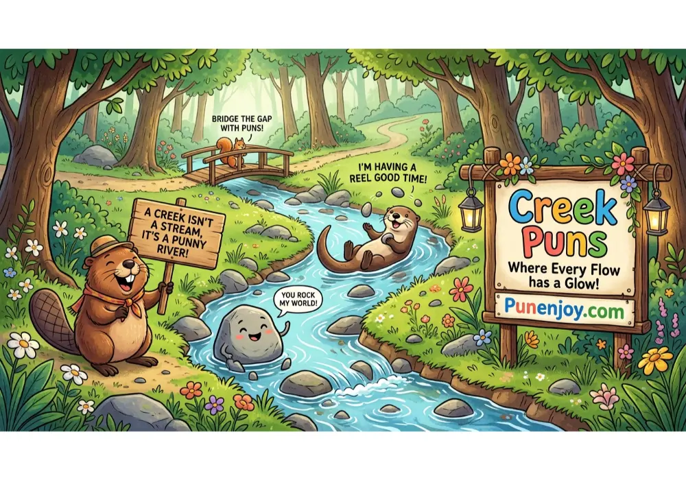Creek Puns