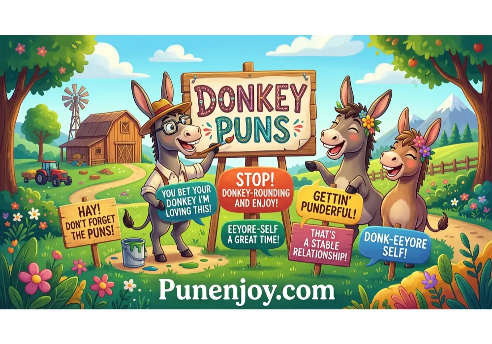 Donkey Puns