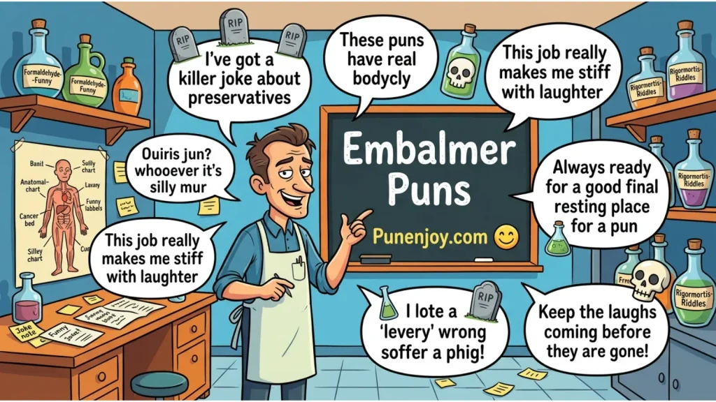 Embalmer Puns