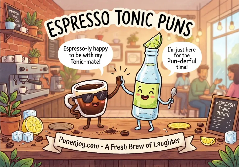 Espresso Tonic Puns