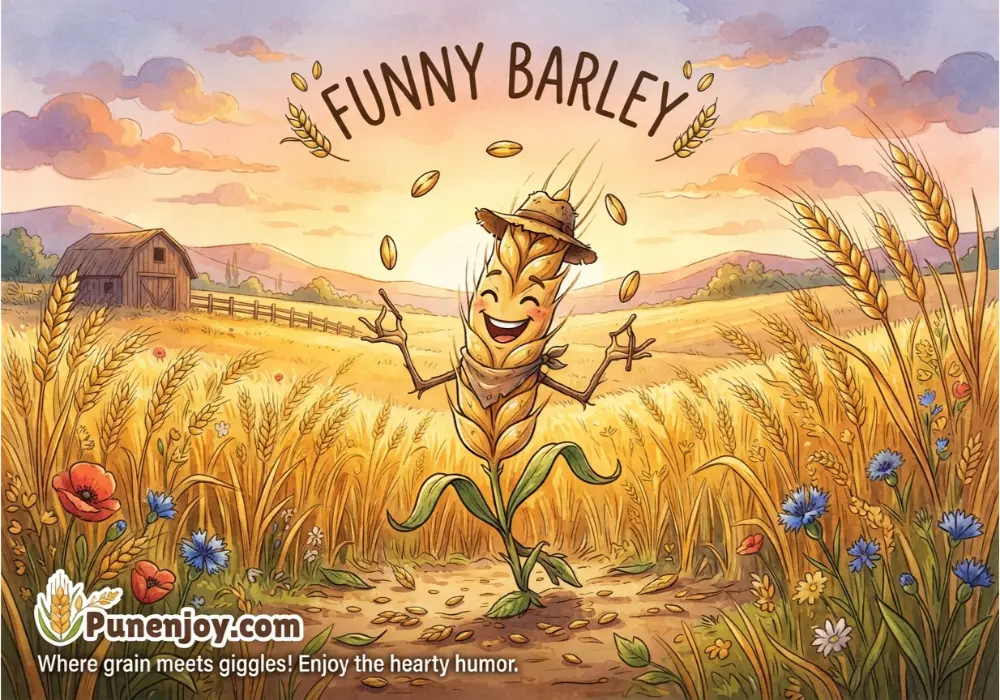 Funny Barley Puns Captions
