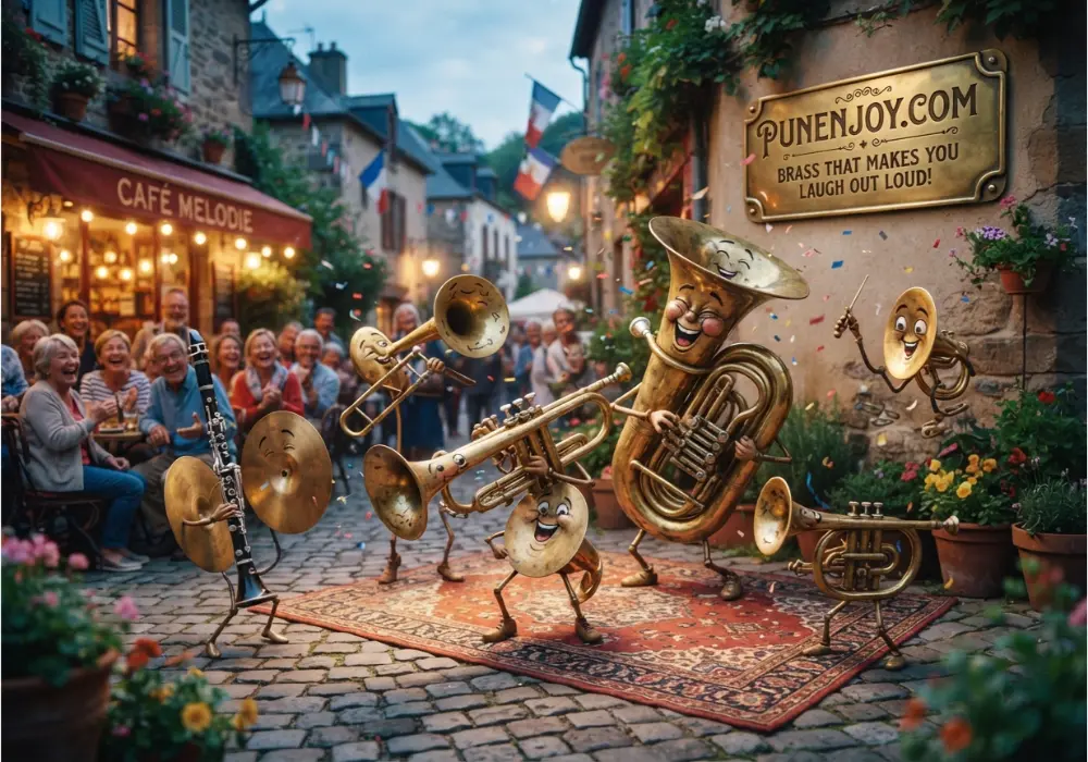 Funny Brass Puns Captions