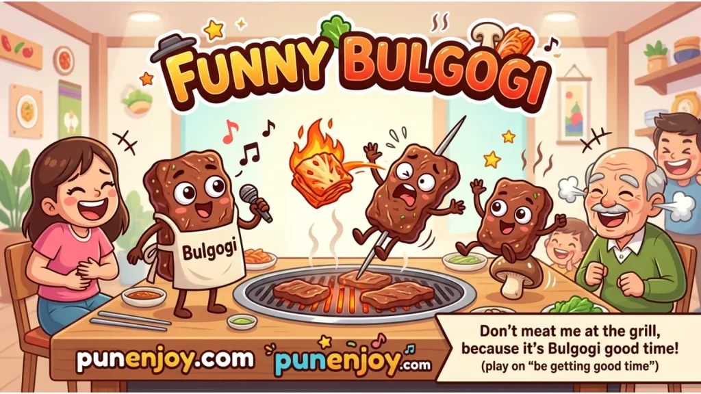 Funny Bulgogi Puns Captions