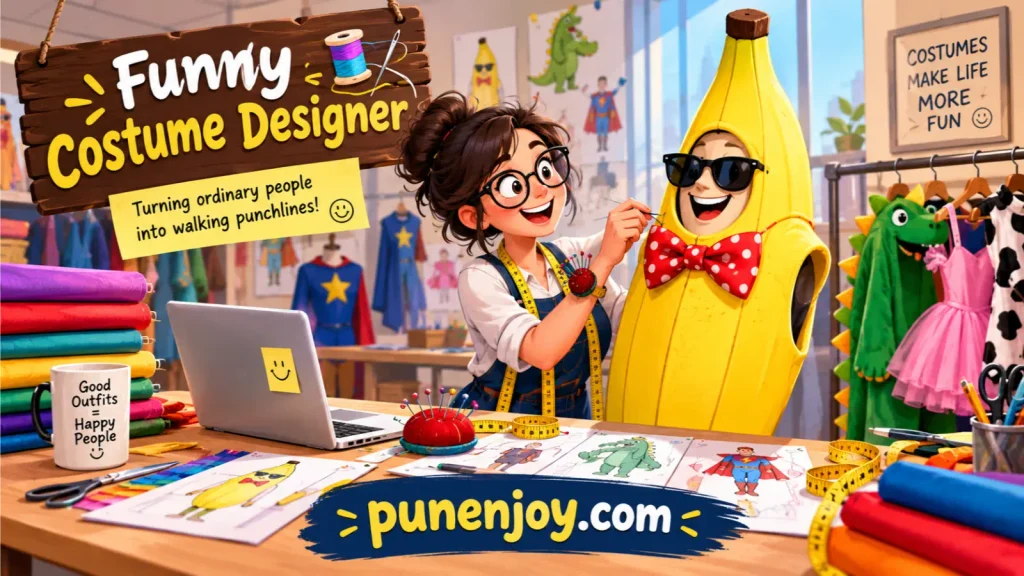Funny Costume Designer Puns Captions