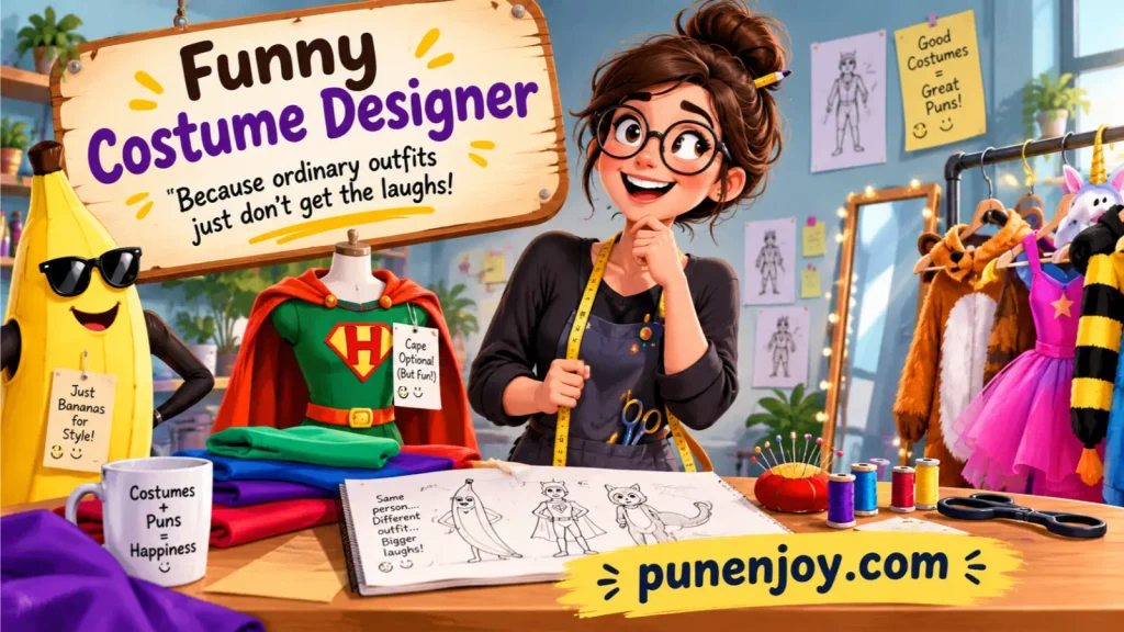 Funny Costume Designer Puns One Liners