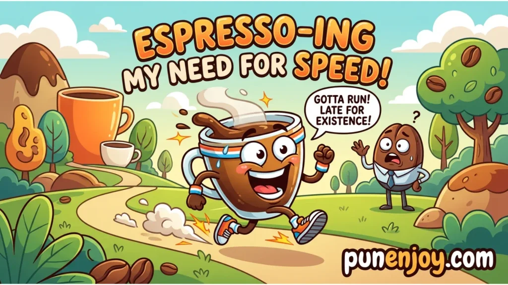 Funny Espresso Puns Captions
