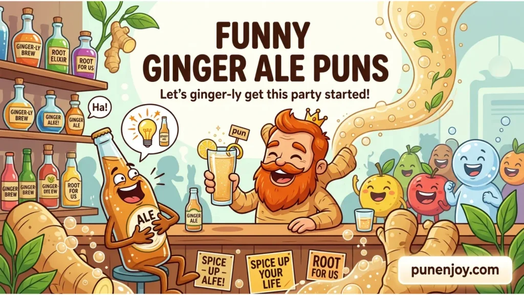 Funny Ginger Ale Puns One Liners