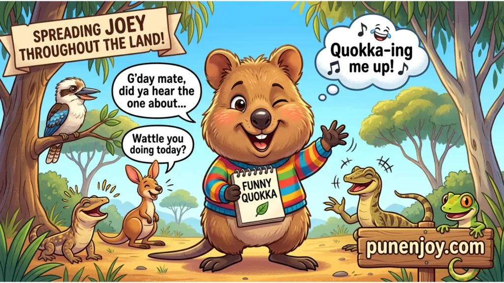 Funny Quokka Puns Captions