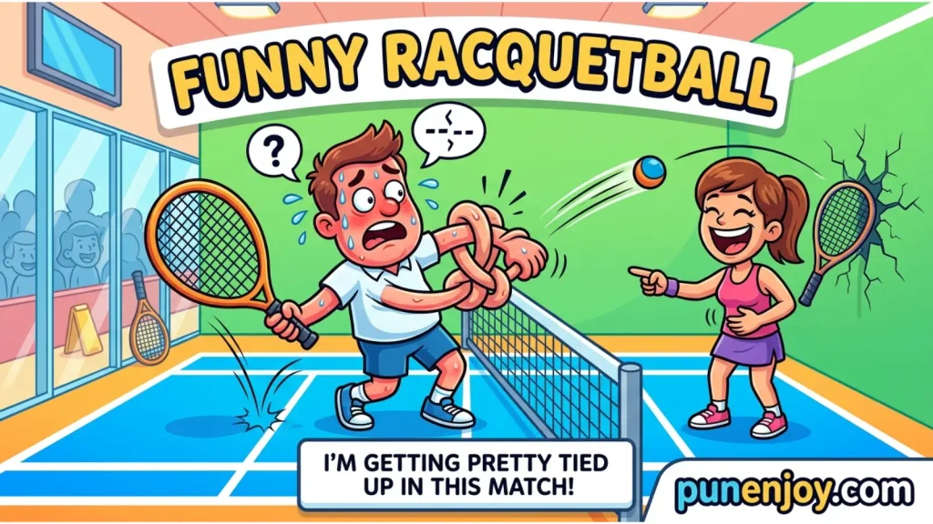 Funny Racquetball Puns Captions