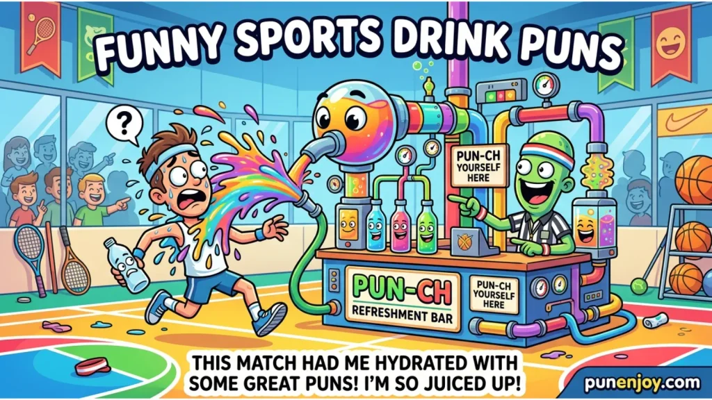 Funny Sports Drink Puns One Liners