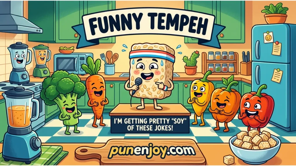 Funny Tempeh Puns Captions
