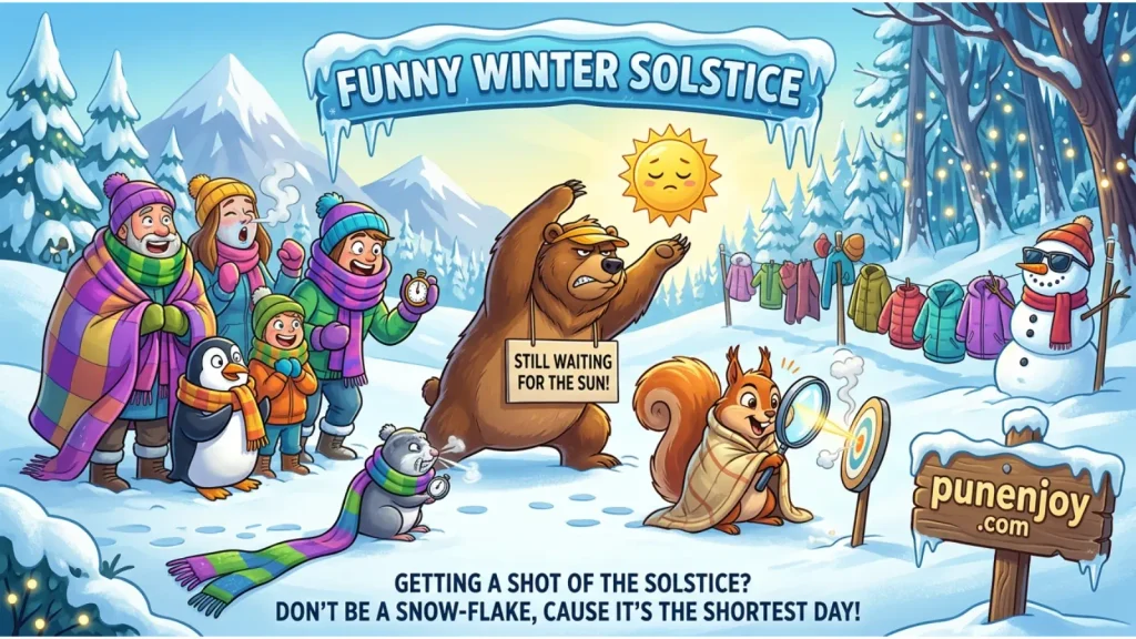 Funny Winter Solstice Puns One Liners