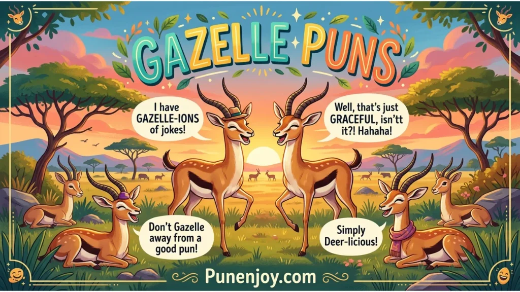 Gazelle Puns