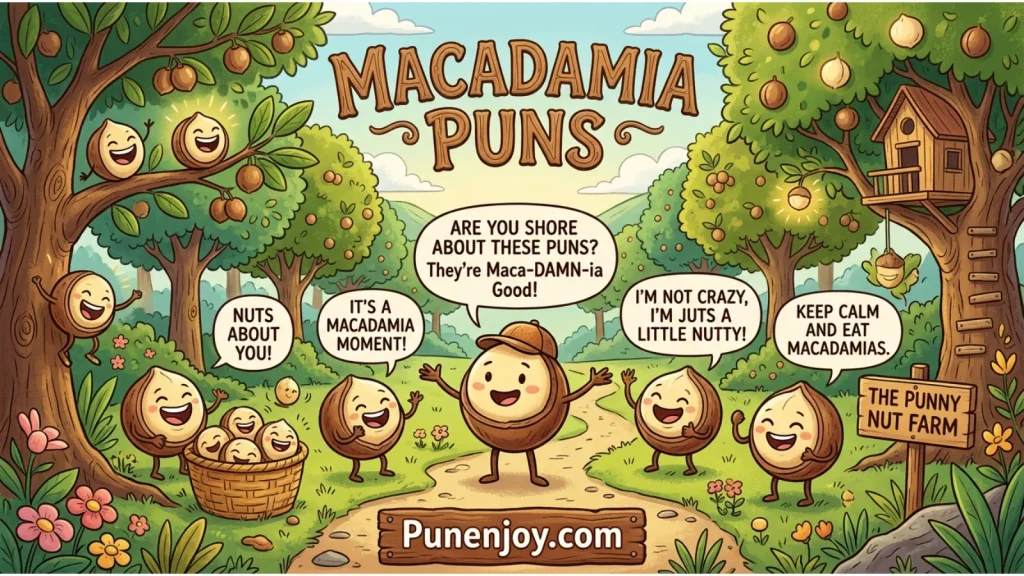 Macadamia Puns