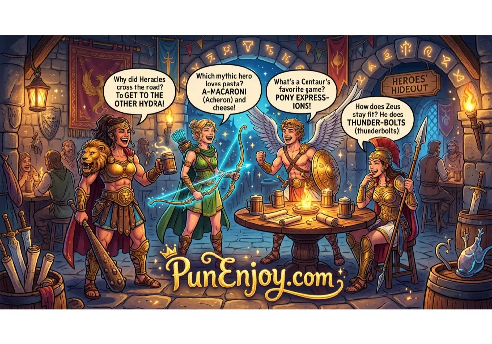 Mythical Hero Puns