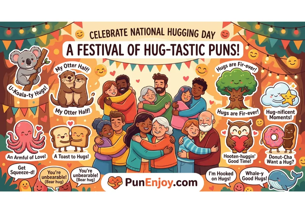 National Hugging Day Puns