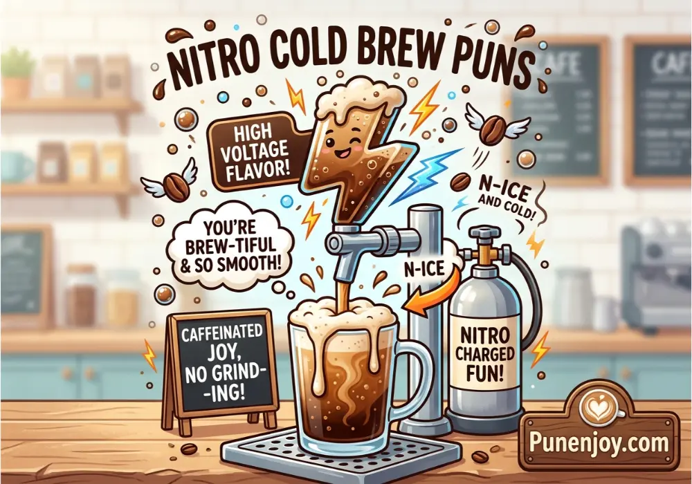 Nitro Cold Brew Puns