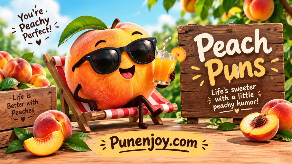 Peach Puns