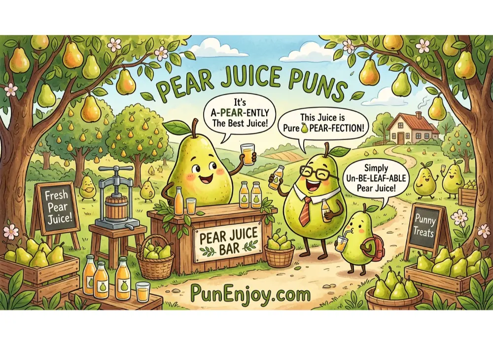 Pear Juice Puns