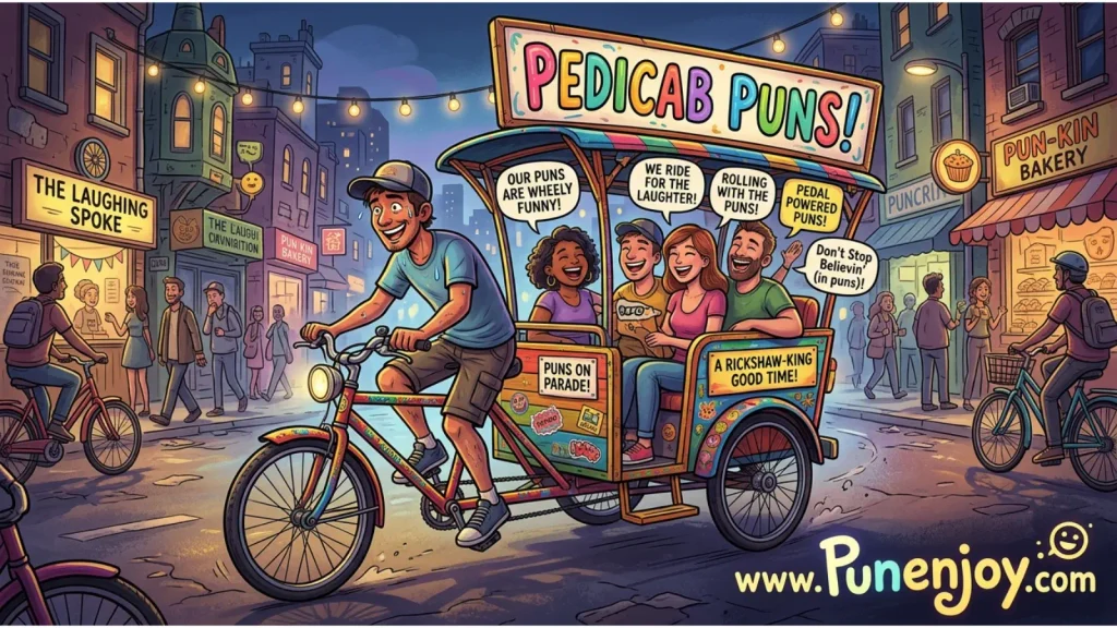 Pedicab Puns