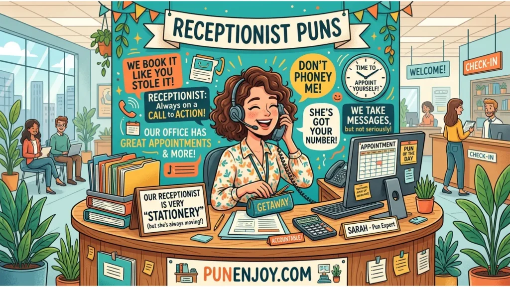 Receptionist Puns