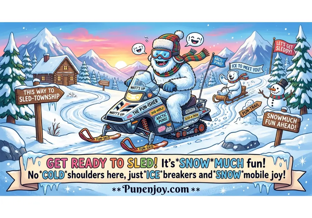 Snowmobile Puns
