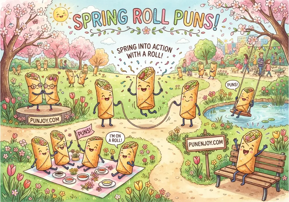 Spring Roll Puns