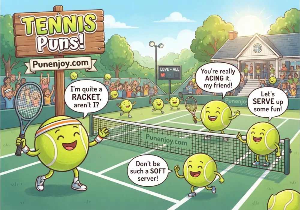Tennis Puns
