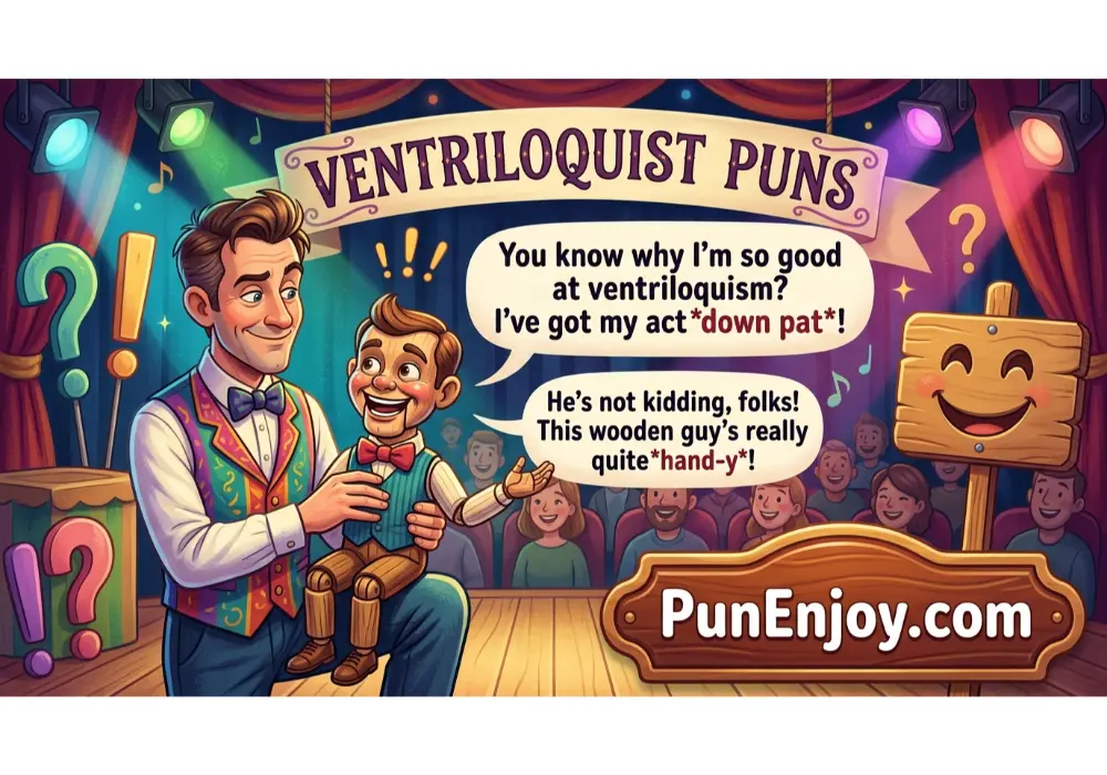 Ventriloquist Puns