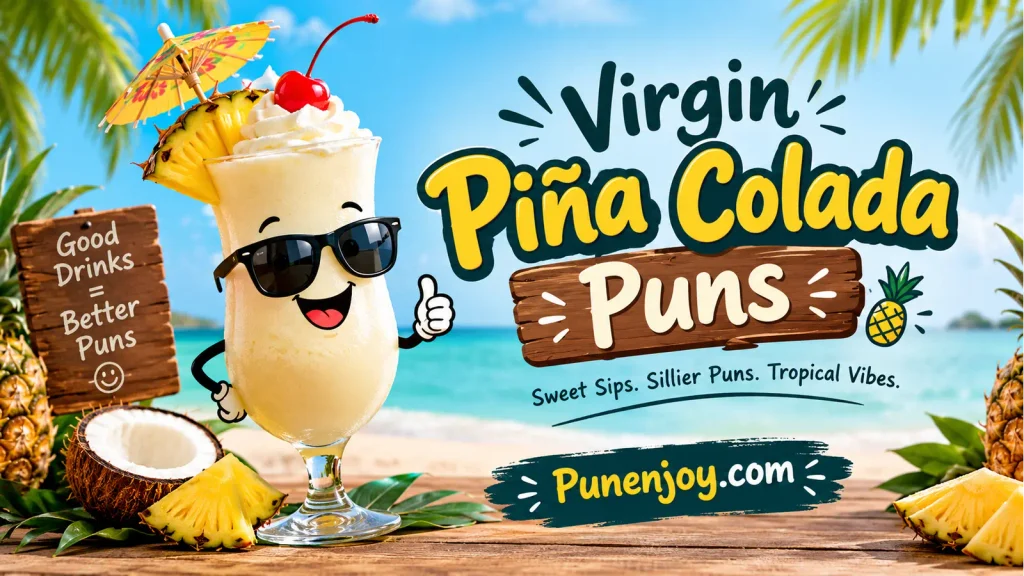 Virgin Piña Colada Puns